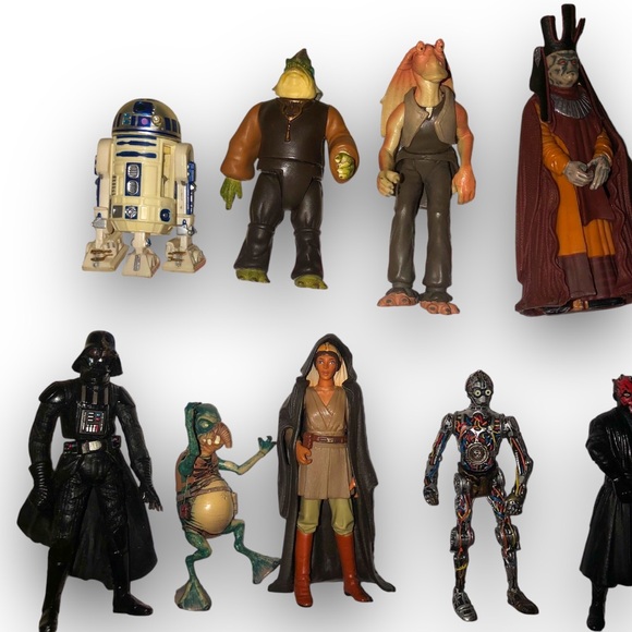 Vintage 1983 Star Wars Kenner C-3PO Talking Case with 24 vtg figures 5 90’s pez - Picture 10 of 17